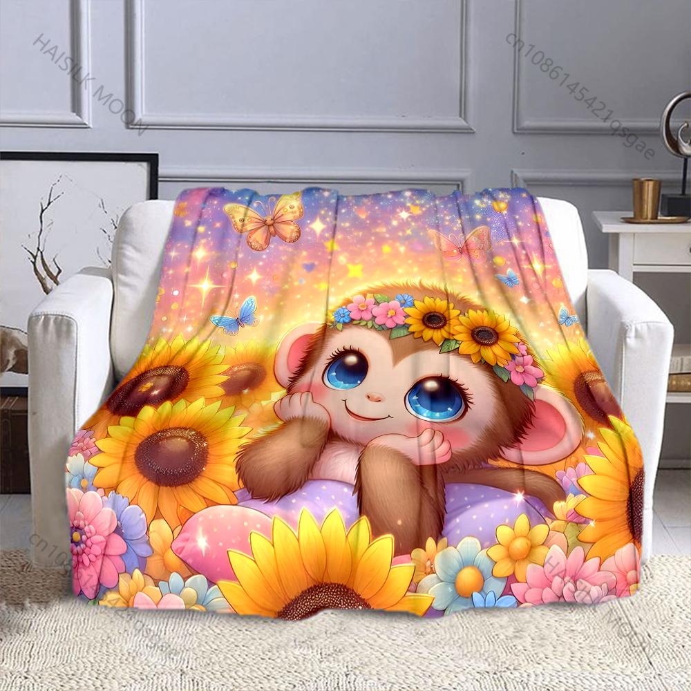 Little Monkey Butterfly Sunflower Fantasy Blanket Warm Soft for Sofa Bed Home Travel Camping Blanket All Seasons Luxury Gifts 75x90cm
Little Monkey Butterfly Sunflower Fantasy Blanket Warm Soft for Sofa Bed Home Travel Camping Blanket All Seasons Luxury Gifts 75x90cm