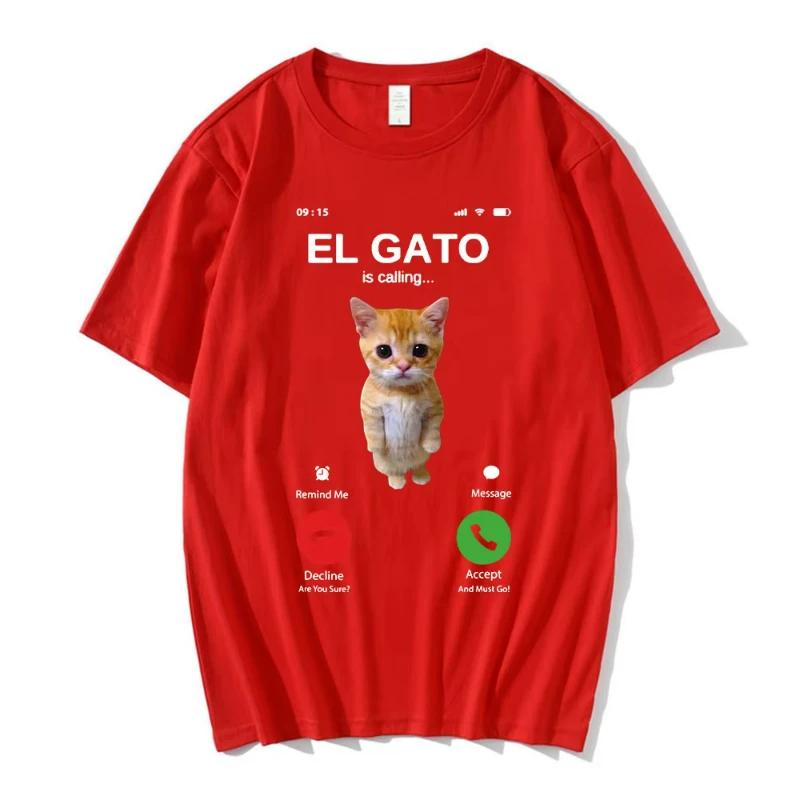 El Gato Is Calling Sad Crying Cat Munchkin Kitty T Shirt Fashion Short Sleeves T-shirt Streetwear Unisex 4XL
El Gato Is Calling Sad Crying Cat Munchkin Kitty T Shirt Fashion Short Sleeves T-shirt Streetwear Unisex 4XL