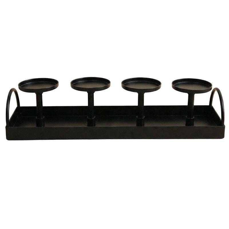 A34R For Dining Room Candles Display Black Metal Holder Modern Multi-Wick Stand For Bar Decor
A34R For Dining Room Candles Display Black Metal Holder Modern Multi-Wick Stand For Bar Decor