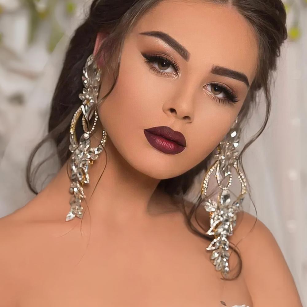 Stonefans Oversize Statement Dangle Earrings for Women Wedding Jewelry Exaggerate Gift Hollow Rhinestone Hanging Earrings Bridal silvery
Stonefans Oversize Statement Dangle Earrings for Women Wedding Jewelry Exaggerate Gift Hollow Rhinestone Hanging Earrings Bridal silvery