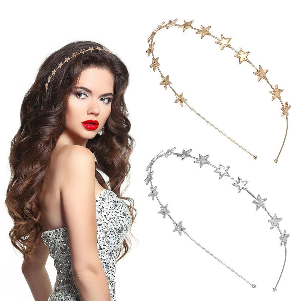 Crystal Headbands Shiny French Style Star Headbands Star Rhinestone Hair Hoop Wedding Headpiece Silver 1
Crystal Headbands Shiny French Style Star Headbands Star Rhinestone Hair Hoop Wedding Headpiece Silver 1