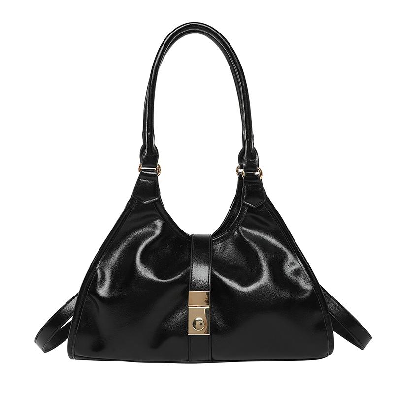 2025 Fashion New Glossy Hasp PU Shoulder & Crossbody Bags Large Capacity High Quality Simple Commute Style Handbags for Women чёрный
2025 Fashion New Glossy Hasp PU Shoulder & Crossbody Bags Large Capacity High Quality Simple Commute Style Handbags for Women чёрный