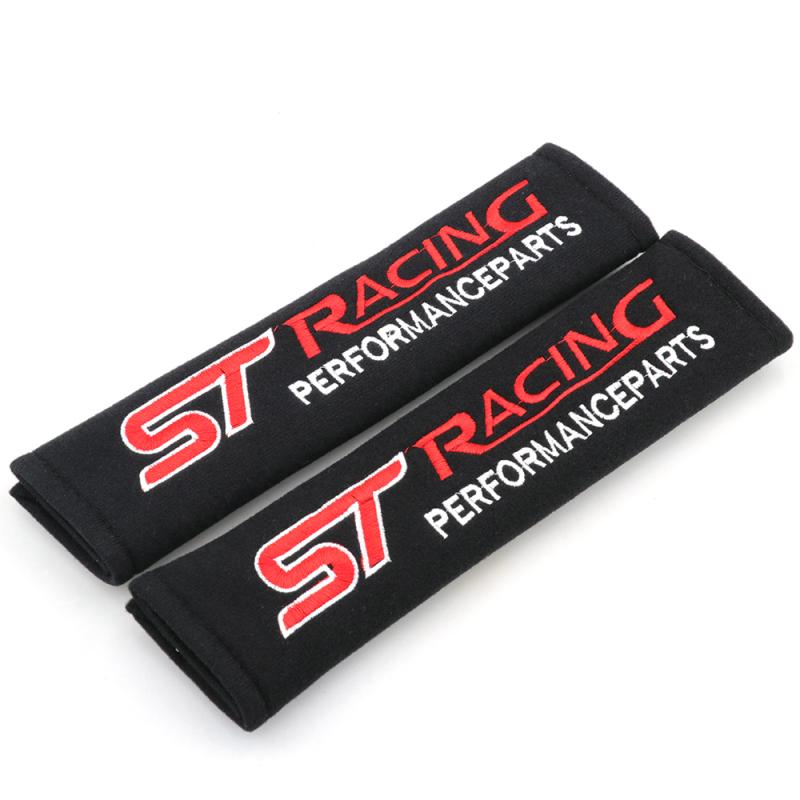 2 шт./компл. ST Racing черный хлопковый чехол на ремень безопасности, мягкие накладки на ремень безопасности с вышивкой
2 шт./компл. ST Racing черный хлопковый чехол на ремень безопасности, мягкие накладки на ремень безопасности с вышивкой