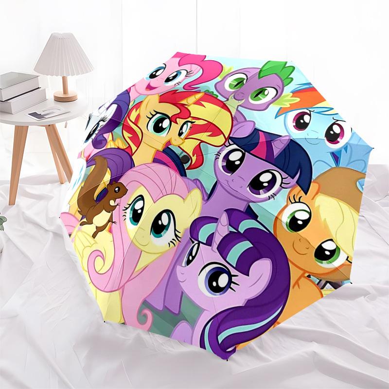 1pc My Little Pony Automatic Folding Umbrella, Portable 3-Fold Design with 8-Bone Iron Frame, Outdoor for Fans, Travelers, Daily Use, Gift for Enthusi
1pc My Little Pony Automatic Folding Umbrella, Portable 3-Fold Design with 8-Bone Iron Frame, Outdoor for Fans, Travelers, Daily Use, Gift for Enthusi