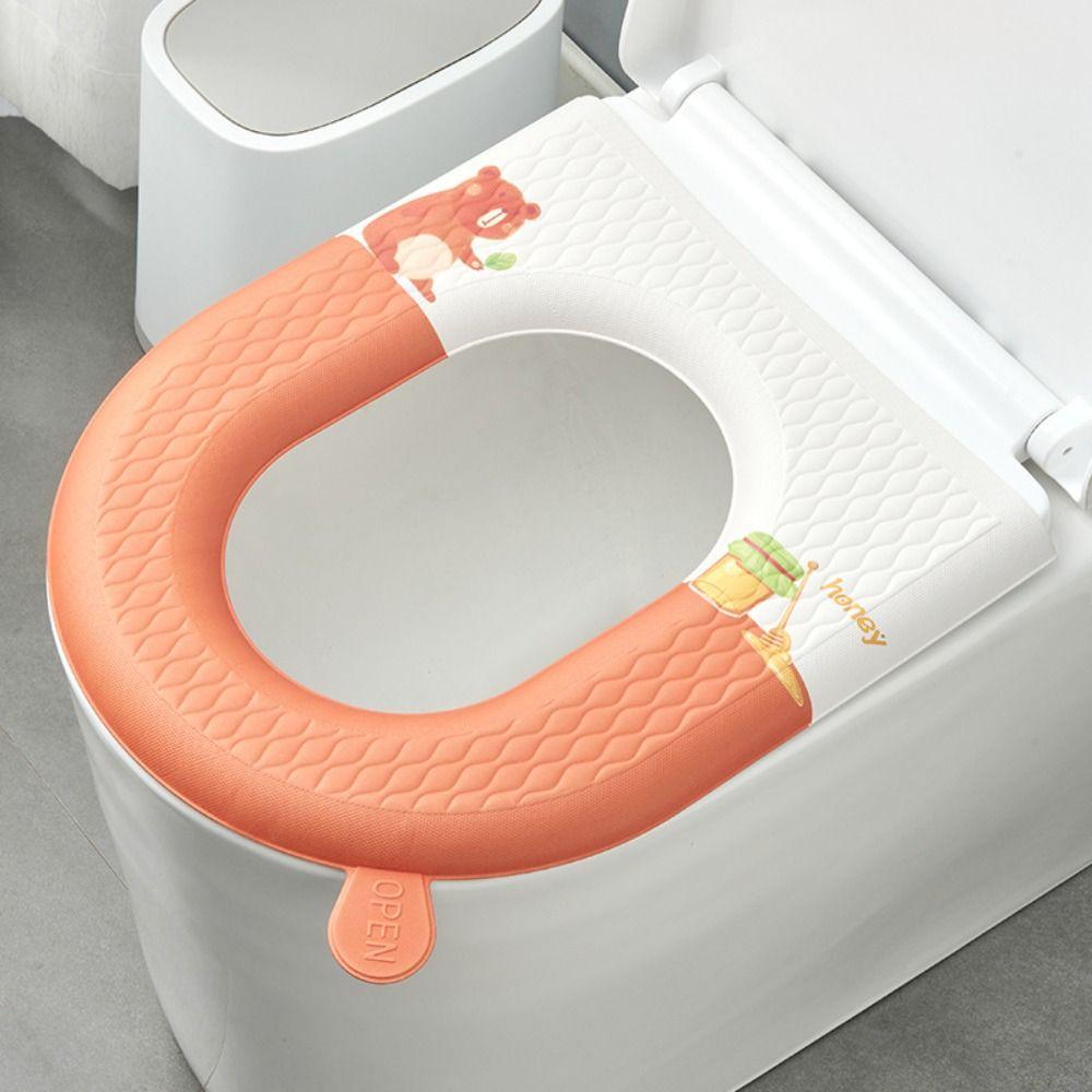 Waterproof Cute Toilet Seat Cover Cartoon Toilet Pad Reusable Toilet Seat Cushion Household жовтий
Waterproof Cute Toilet Seat Cover Cartoon Toilet Pad Reusable Toilet Seat Cushion Household жовтий
