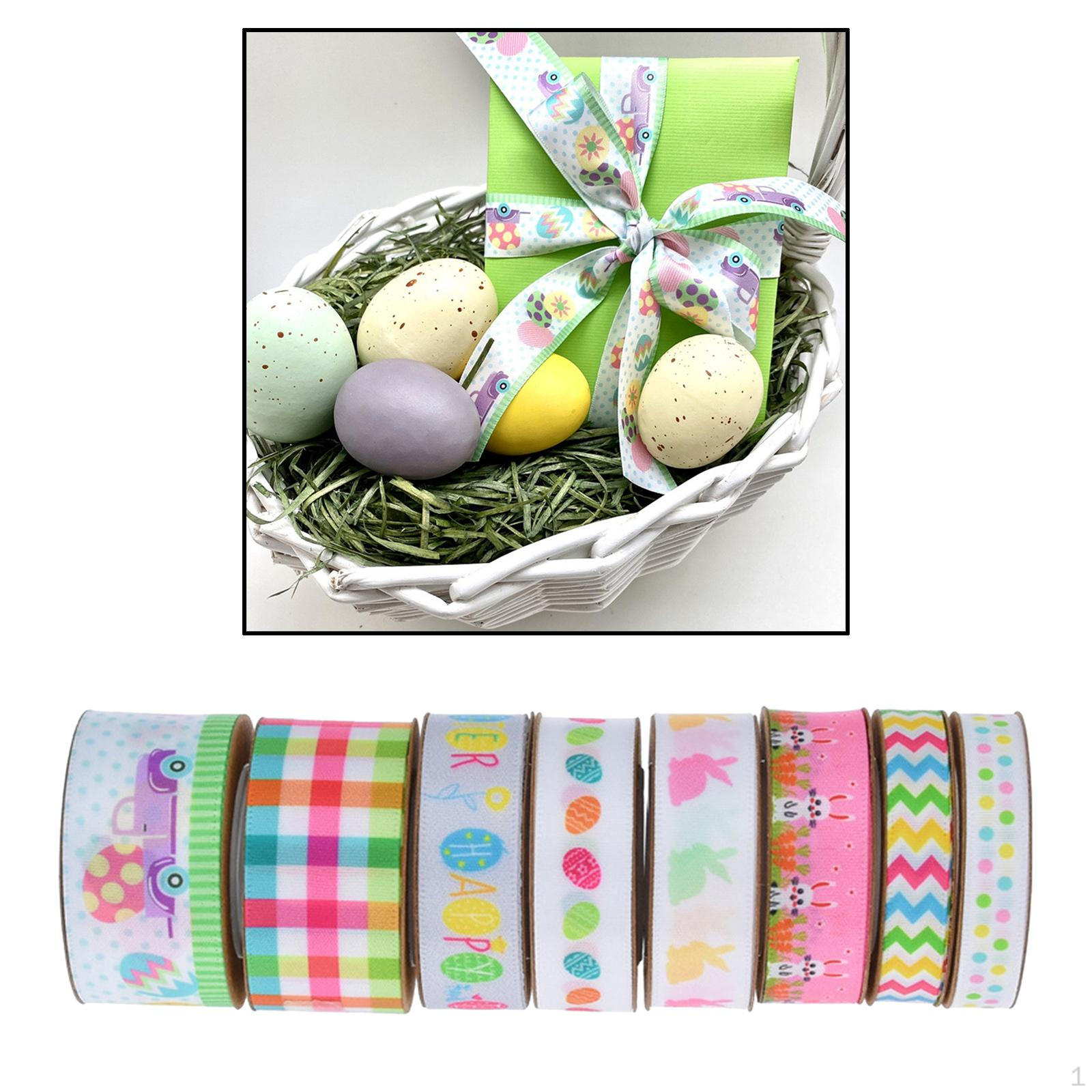 Set of 8 Easter Truck Plaid Eggs Printed Ribbon for Gift Wrapping Crafts Hair Bows DIY Garland
Set of 8 Easter Truck Plaid Eggs Printed Ribbon for Gift Wrapping Crafts Hair Bows DIY Garland