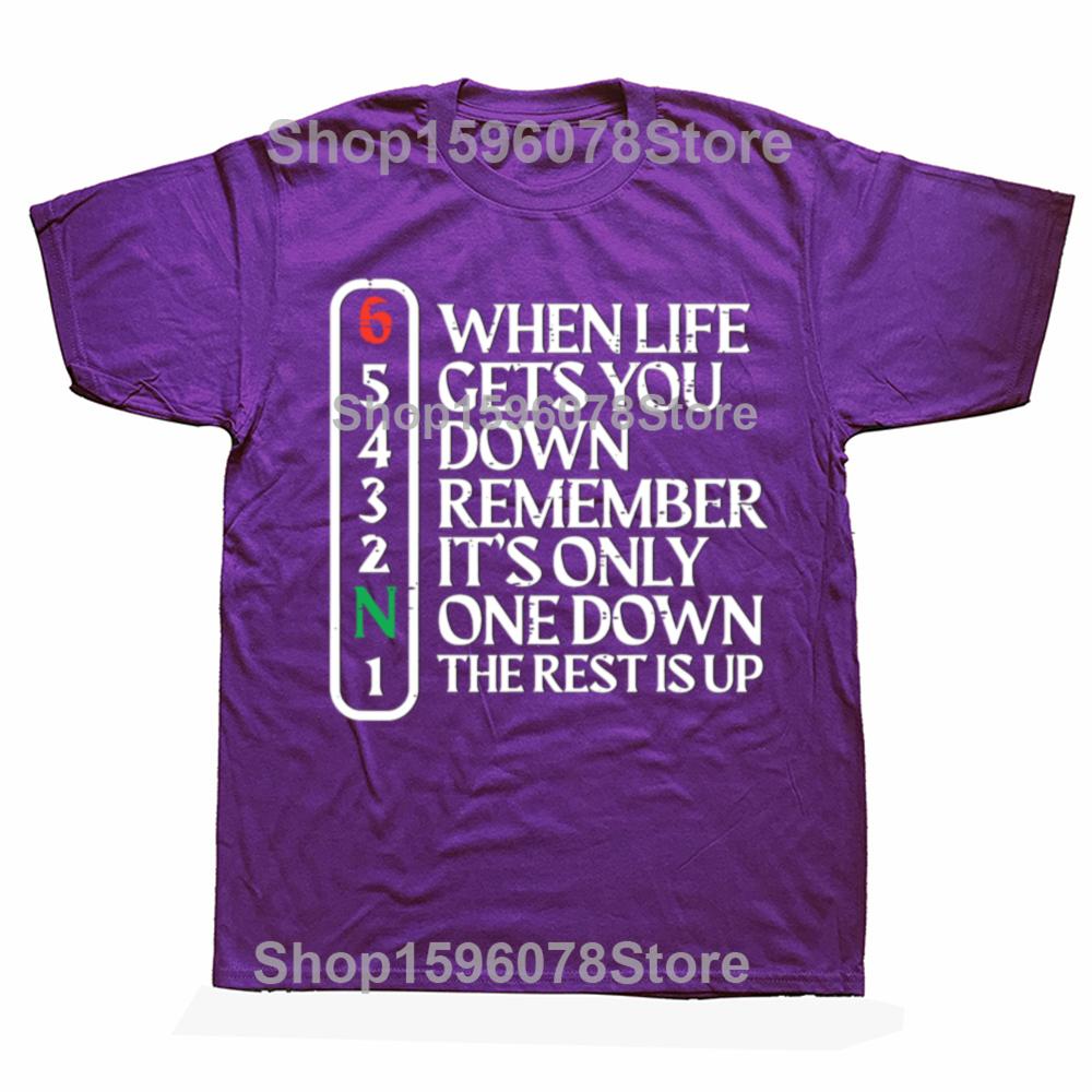 Funny Biker When Life Gets You Down Motorcycle T Shirts Men Pure Cotton Streetwear Tee Shirt Short Sleeve Unisex Loose Clothing 4XL
Funny Biker When Life Gets You Down Motorcycle T Shirts Men Pure Cotton Streetwear Tee Shirt Short Sleeve Unisex Loose Clothing 4XL