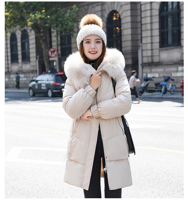 Женское зимнее ветрозащитное пальто миди с капюшоном и воротником из искусственного меха с большим карманом, куртка-пуховик с хлопковой подкладкой, парки, верхняя одежда, пальто XXXL бежевый
Женское зимнее ветрозащитное пальто миди с капюшоном и воротником из искусственного меха с большим карманом, куртка-пуховик с хлопковой подкладкой, парки, верхняя одежда, пальто XXXL бежевый