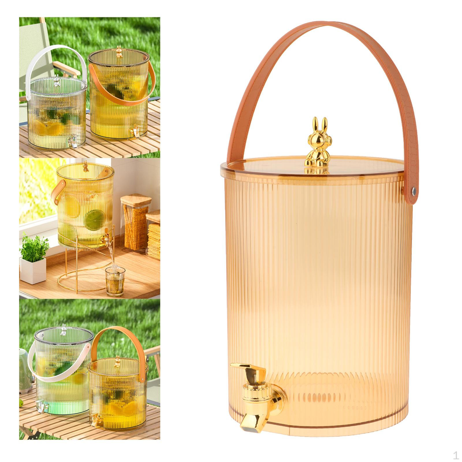 Диспенсер для напитков Кувшин для холодной воды с краном-чайником, прочный контейнер 19cmx24.5cm 5L_Tea
Диспенсер для напитков Кувшин для холодной воды с краном-чайником, прочный контейнер 19cmx24.5cm 5L_Tea