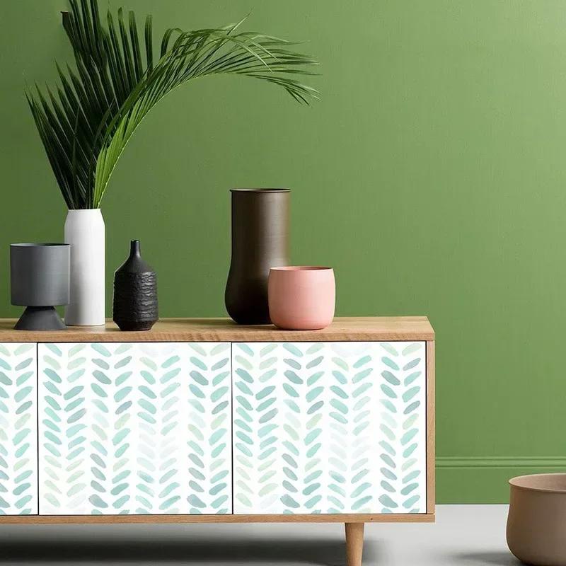 Green and White Peel and Stick Wallpaper Boho Contact Paper Leaf Self-Adhesive Removable Wallpaper Herringbone Wallpaper 44cmx10m
Green and White Peel and Stick Wallpaper Boho Contact Paper Leaf Self-Adhesive Removable Wallpaper Herringbone Wallpaper 44cmx10m