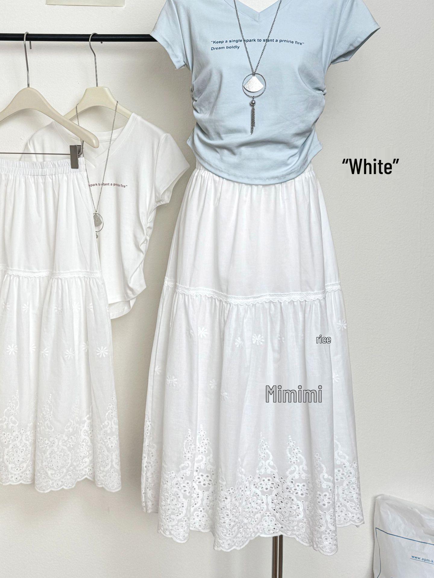 Spring Summer Versatile Long White Crochet Skirt for Petite Sizes One Size белый
Spring Summer Versatile Long White Crochet Skirt for Petite Sizes One Size белый