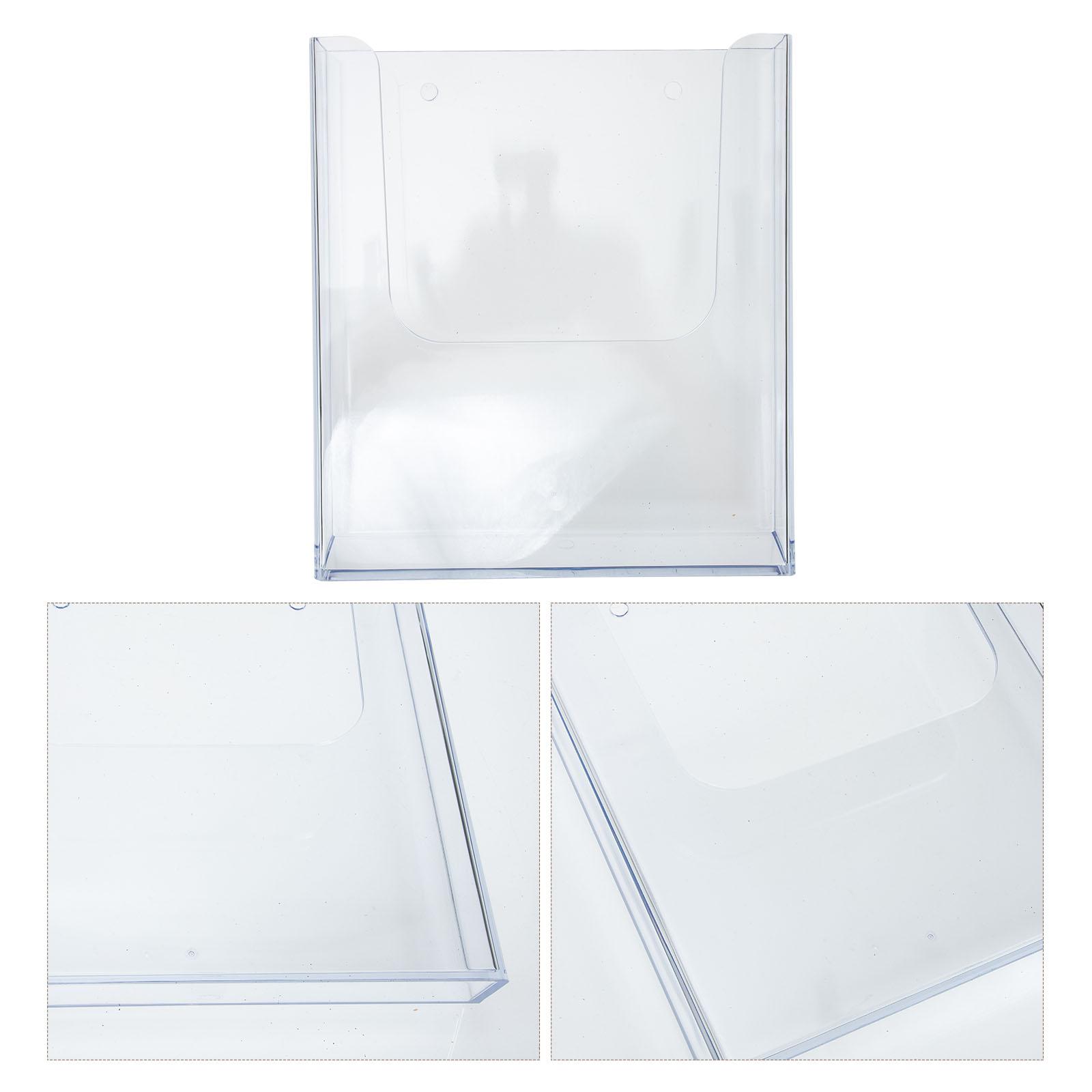 Настенный держатель для файлов, настенная почтовая стойка, подставка для журналов, брошюр, прозрачный акрил 25X22CM прозрачный
Настенный держатель для файлов, настенная почтовая стойка, подставка для журналов, брошюр, прозрачный акрил 25X22CM прозрачный