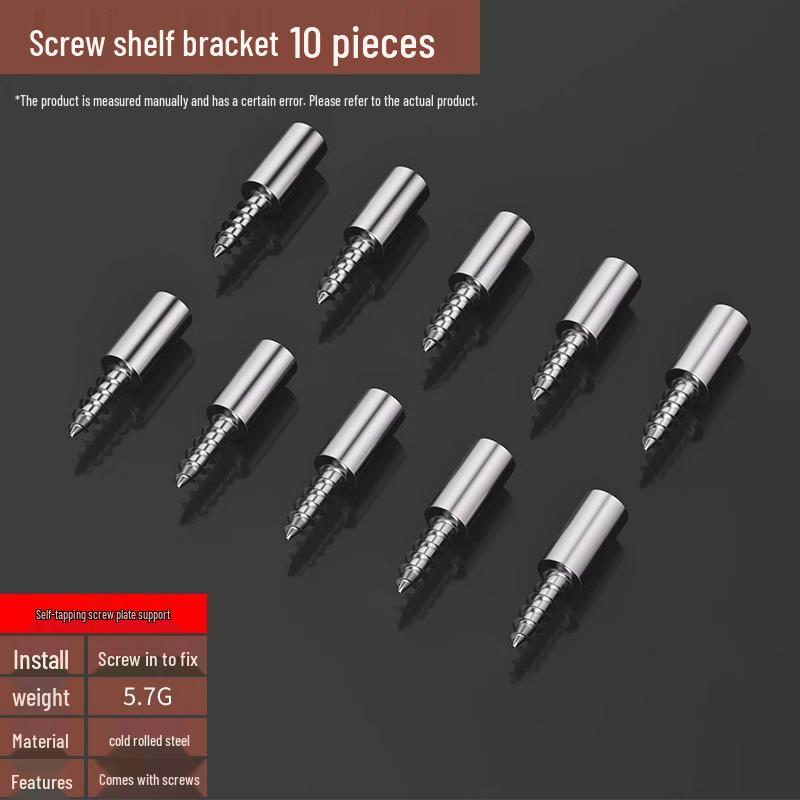 Саморезный держатель полки для перегородок шкафа и тумбы