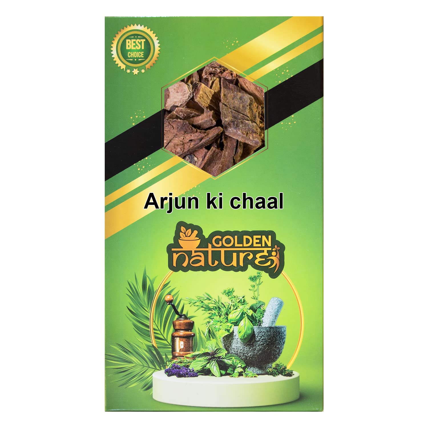 Golden Nature Arjun Ki Chaal Terminalia Arjuna, Helps In Weight Management | 600gm 1.3lbs
Golden Nature Arjun Ki Chaal Terminalia Arjuna, Helps In Weight Management | 600gm 1.3lbs