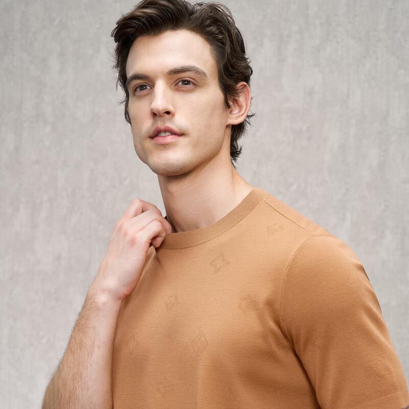 EMZ Ordos Men s Short Sleeve Wool Blend Sweater L
EMZ Ordos Men s Short Sleeve Wool Blend Sweater L