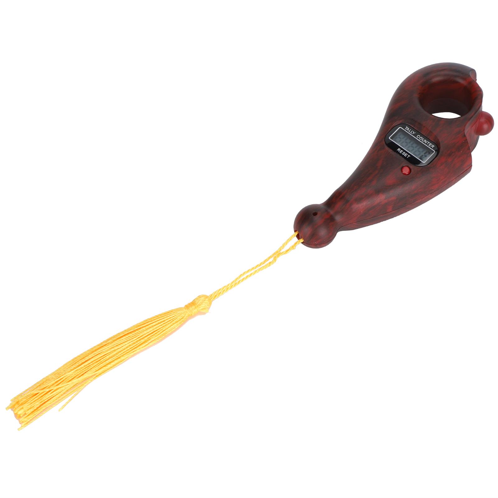Wood Grain Digital Bds Counter Handheld Finger Bds Counter for Buddhist Meditation
Wood Grain Digital Bds Counter Handheld Finger Bds Counter for Buddhist Meditation