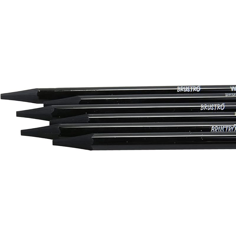 Brustro Woodless Charcoal Pencil Set Of 6 (Contains 3 Soft, 2 Medium, 1 Hard Pencils) 6 Count (Pack of 1) чёрный
Brustro Woodless Charcoal Pencil Set Of 6 (Contains 3 Soft, 2 Medium, 1 Hard Pencils) 6 Count (Pack of 1) чёрный