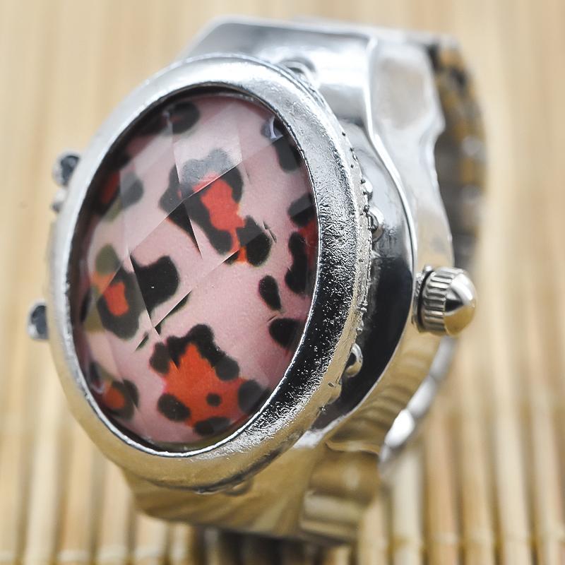 New Gem Flower Clamshell White Dial Can See The Time Finger Watch Casual Fashion Ring Watch Яскраво-рожевий
New Gem Flower Clamshell White Dial Can See The Time Finger Watch Casual Fashion Ring Watch Яскраво-рожевий