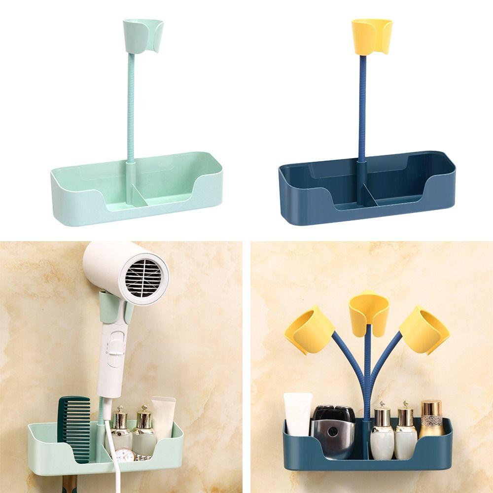 Hands Free Stand Storage Box Hair Dryer Holder Storage Bracket Bathroom Shelf Wall Mounted Rack
Hands Free Stand Storage Box Hair Dryer Holder Storage Bracket Bathroom Shelf Wall Mounted Rack