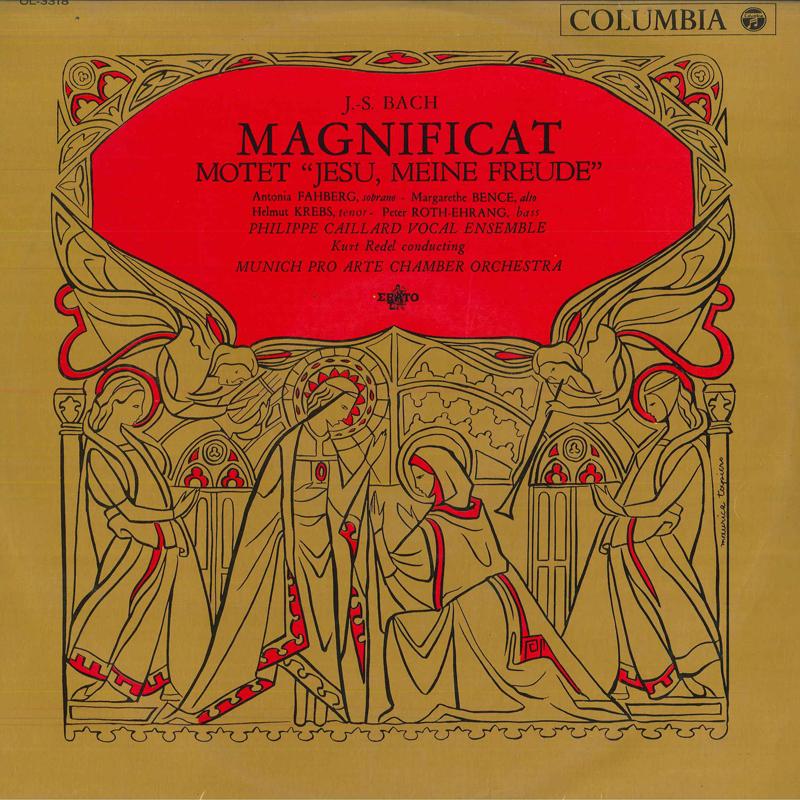 LP Record KURT REDEL/MUNICH PRO ARTE CHAMBER - J.s.bach/Magnificat,motet jesu,mein OL3318 COLUMBIA 1963 Japan Classical Used
LP Record KURT REDEL/MUNICH PRO ARTE CHAMBER - J.s.bach/Magnificat,motet jesu,mein OL3318 COLUMBIA 1963 Japan Classical Used