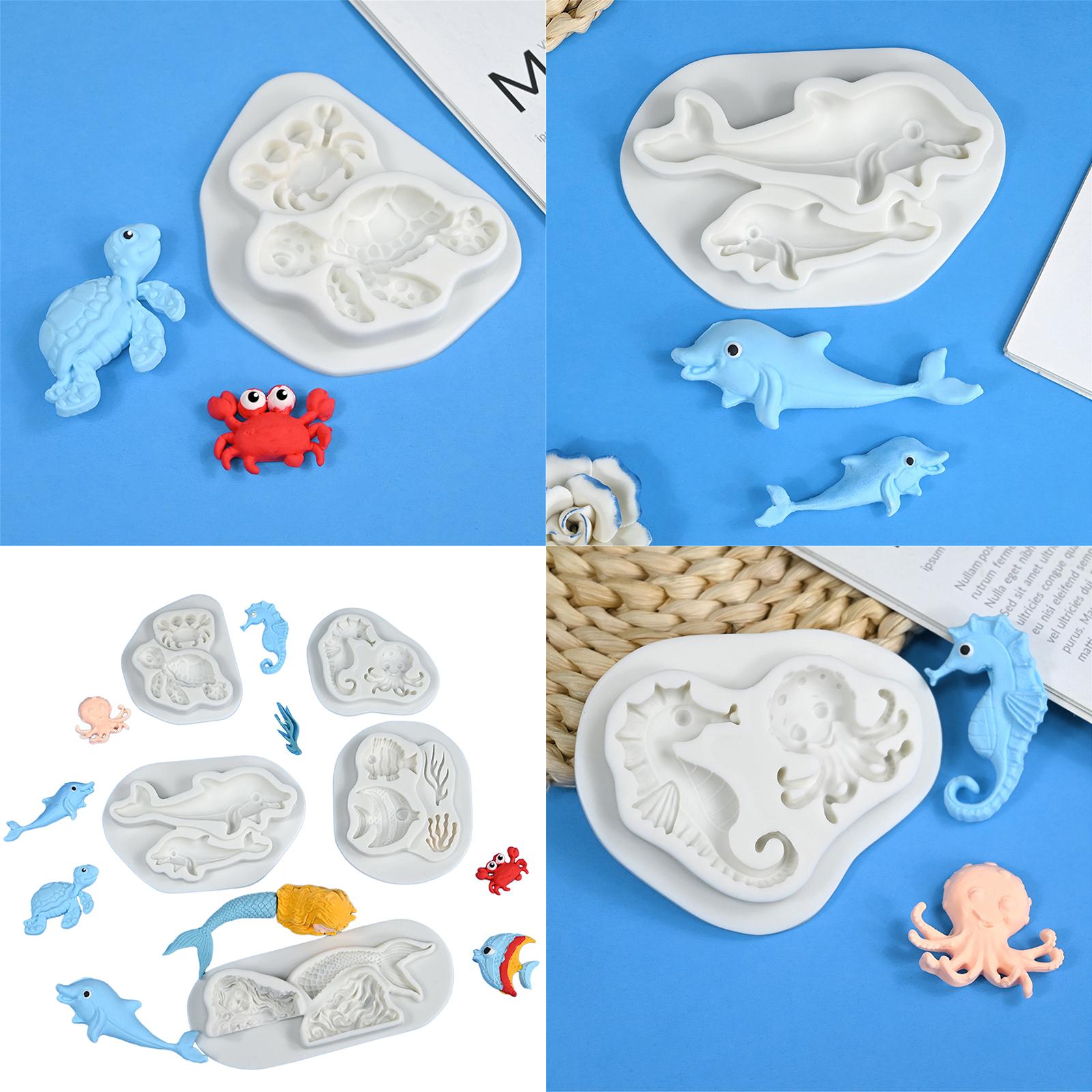 5Pcs Qcean Series Silicone Mold Ocean Animal Baking Tools Festive Handmade Chocolate Cake Mould for Baking Lovers
5Pcs Qcean Series Silicone Mold Ocean Animal Baking Tools Festive Handmade Chocolate Cake Mould for Baking Lovers