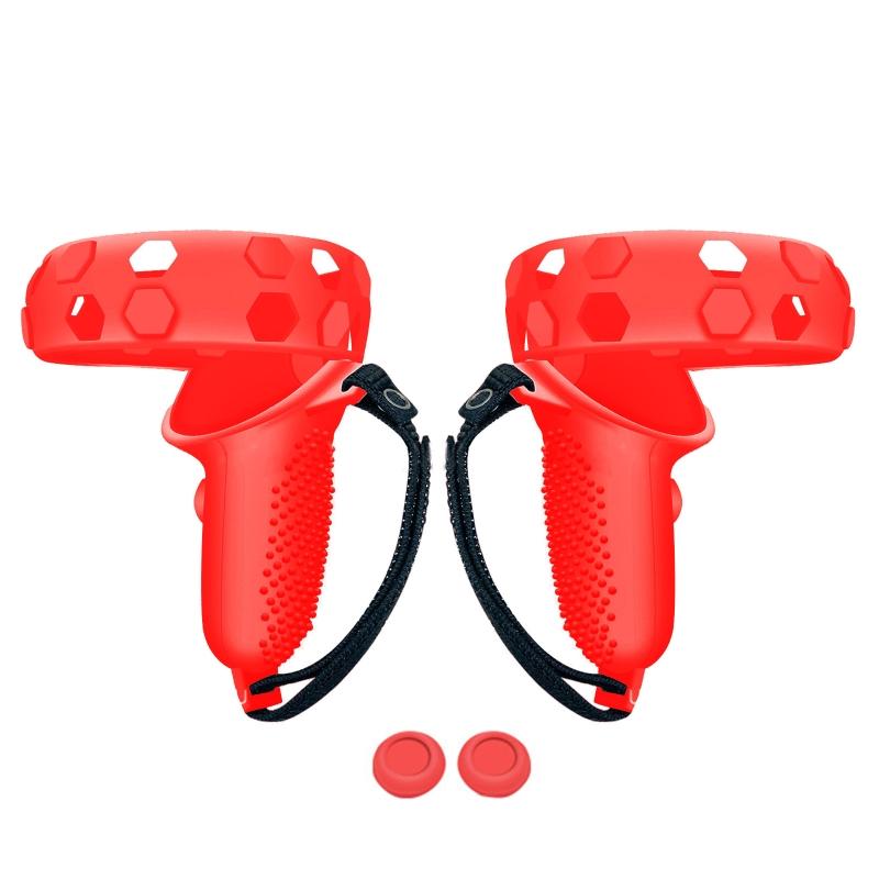 Silicone Grip Cover Silica Gel for Protection Cover Shock-Proof Handle Grip for Case Protector for Oculus Quest 2 червоний
Silicone Grip Cover Silica Gel for Protection Cover Shock-Proof Handle Grip for Case Protector for Oculus Quest 2 червоний