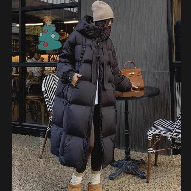 Модное и свободное повседневное длинное пальто с капюшоном для женщин, идеально подходит для зимы L чёрный
Модное и свободное повседневное длинное пальто с капюшоном для женщин, идеально подходит для зимы L чёрный