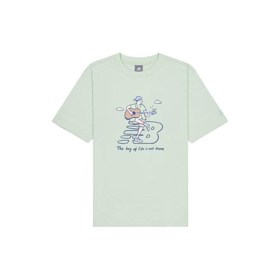 New Balance Cartoon Character Print Round Neck Casual Short Sleeve T-Shirt With Dropped Shoulders Unisex Tops Green NEE26021-MT
New Balance Cartoon Character Print Round Neck Casual Short Sleeve T-Shirt With Dropped Shoulders Unisex Tops Green NEE26021-MT