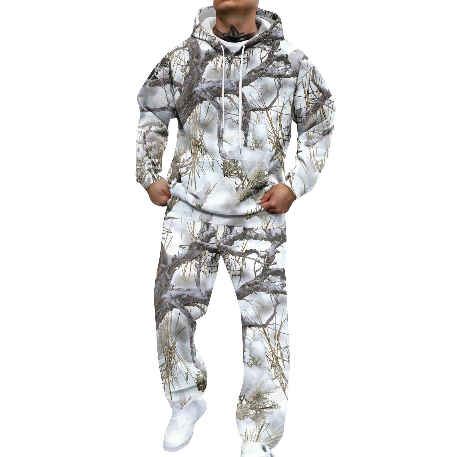 Men s Camouflage Hooded Sweatshirt And Sweatpants Casual Sports Suit XL білий
Men s Camouflage Hooded Sweatshirt And Sweatpants Casual Sports Suit XL білий