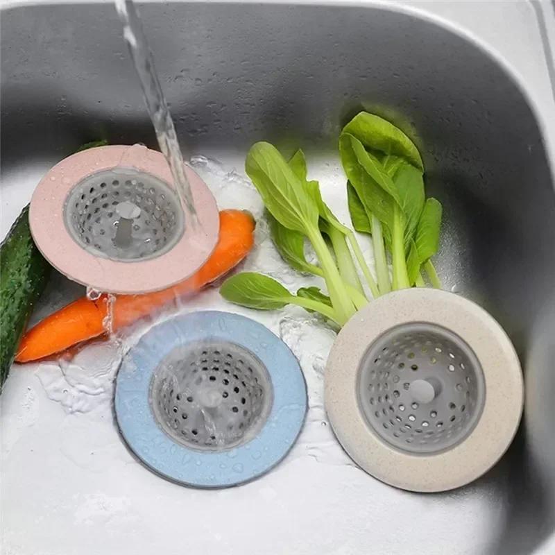 1pcs Sink Strainer Silicone Sieve Kitchen Sink Filter Mesh Fillers For Hair Gootsteen Zeef Things For Kitchen Accessories зелёный
1pcs Sink Strainer Silicone Sieve Kitchen Sink Filter Mesh Fillers For Hair Gootsteen Zeef Things For Kitchen Accessories зелёный