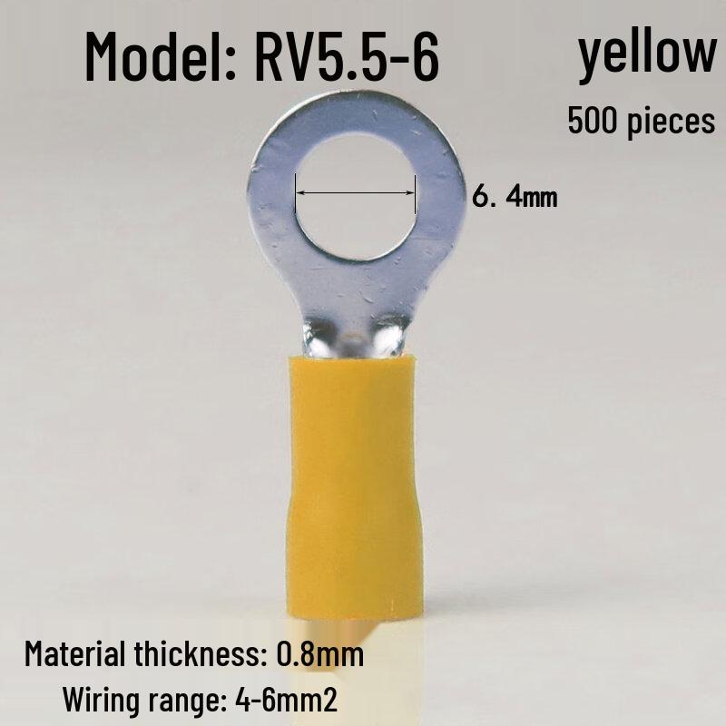 Jundingying RV Series Pre-Insulated Ring Crimp Terminals
Jundingying RV Series Pre-Insulated Ring Crimp Terminals