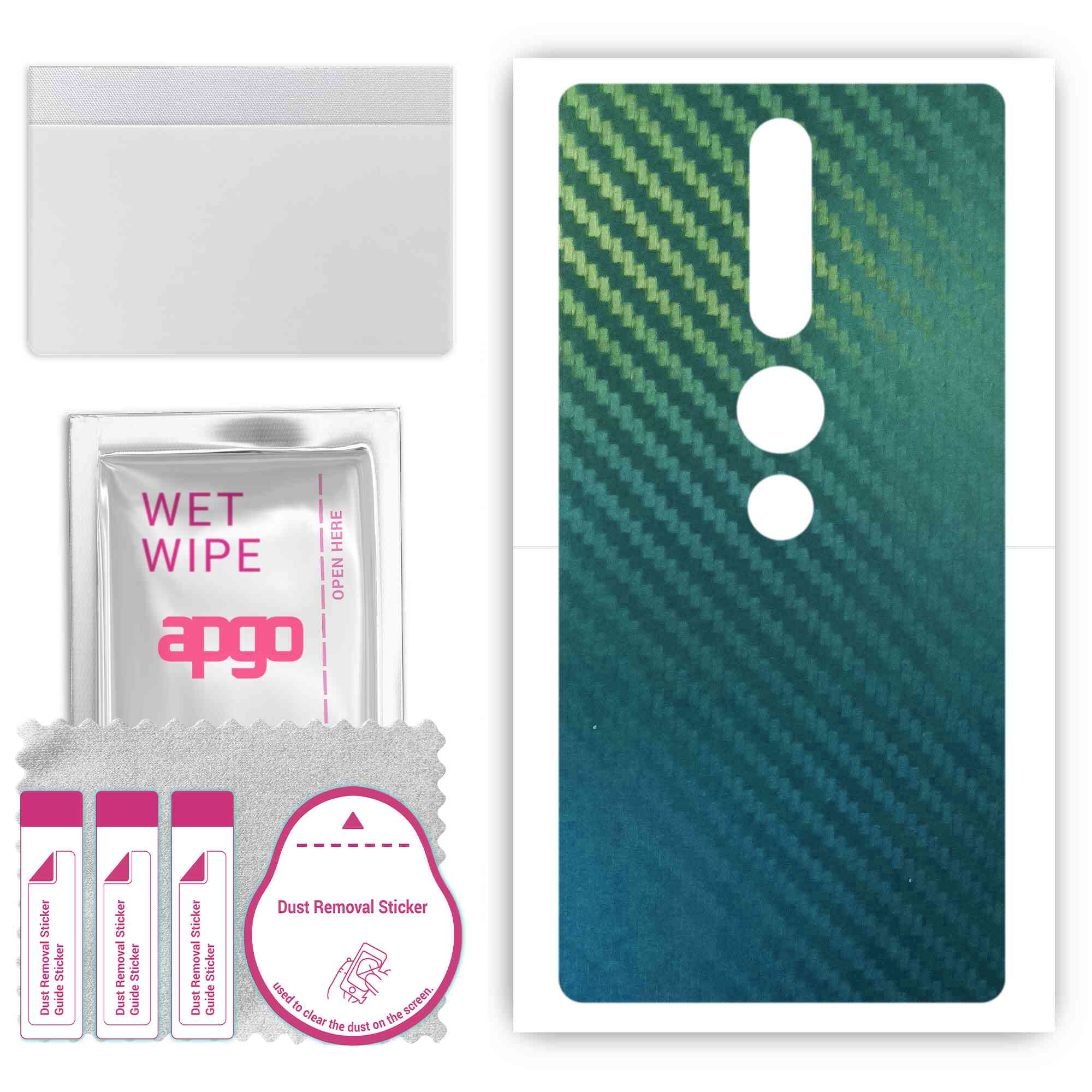 apgo Protective Skin Sticker for the back compatible with Lenovo Phab2 Pro, Wrap Film, Foil, Vinyl - Pattern Carbon Chameleon CAKA1
apgo Protective Skin Sticker for the back compatible with Lenovo Phab2 Pro, Wrap Film, Foil, Vinyl - Pattern Carbon Chameleon CAKA1