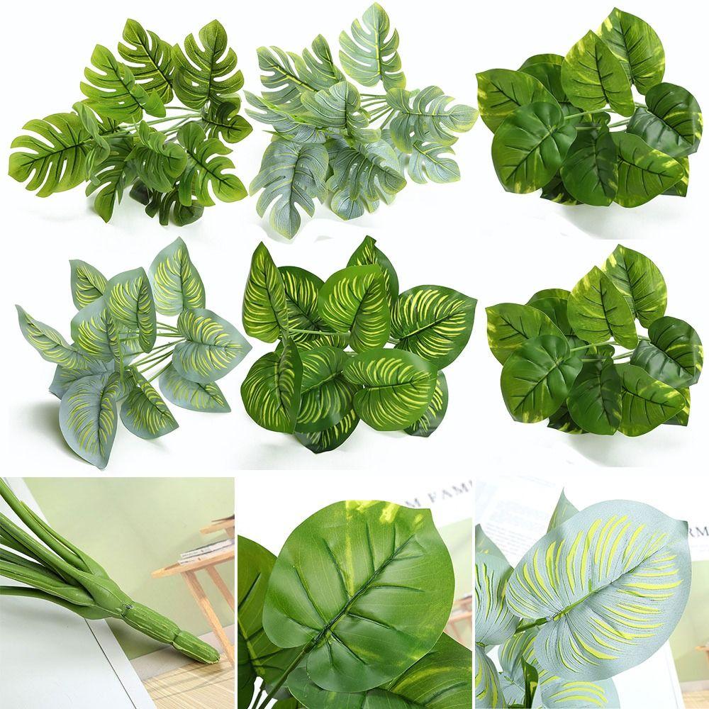 Ornament Home Decoration Lifelike Turtle Leaf Faux Tropical Greenery Artificial Plant Leaves
Ornament Home Decoration Lifelike Turtle Leaf Faux Tropical Greenery Artificial Plant Leaves