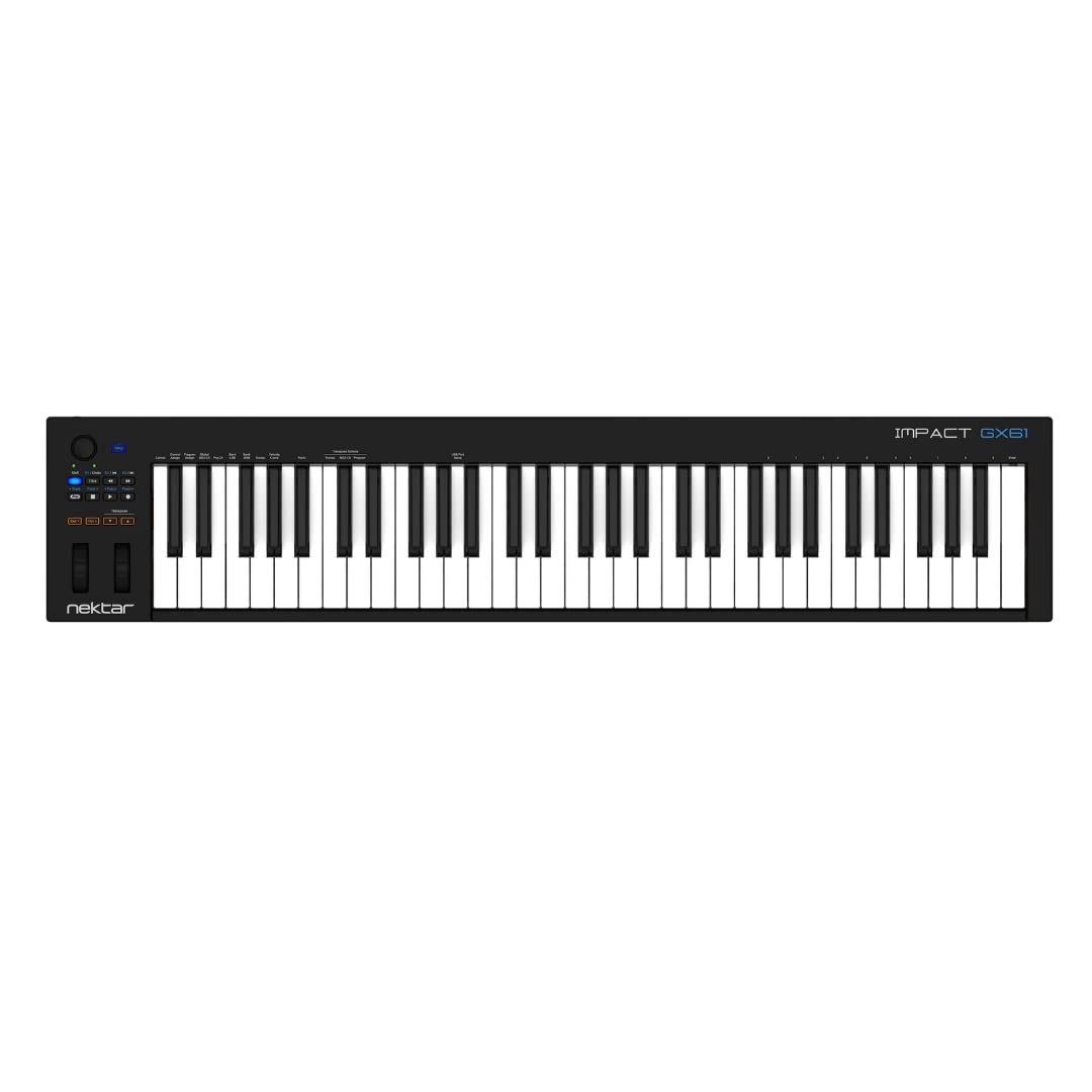 Nektar Technology IMPACT GX61 DAW связанный MIDI-контроллер клавиатуры с кнопкой транспорта Функция управления MIDI
Nektar Technology IMPACT GX61 DAW связанный MIDI-контроллер клавиатуры с кнопкой транспорта Функция управления MIDI