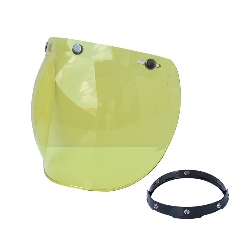 New Bubble Lens Helmet Visor Motorcycle Three-Snap Lens Retro Harley Helmet Electric Vehicle Half Helmet Bubble Visor жовтий
New Bubble Lens Helmet Visor Motorcycle Three-Snap Lens Retro Harley Helmet Electric Vehicle Half Helmet Bubble Visor жовтий