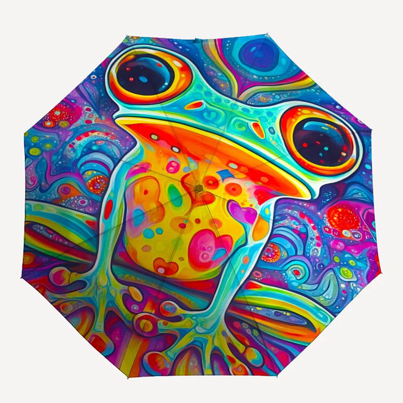 1pc Froggy Colors Automatic Folding Umbrella Compact 8 Rib Design, Durable Iron Frame for Travel, Outdoor, a0920076
1pc Froggy Colors Automatic Folding Umbrella Compact 8 Rib Design, Durable Iron Frame for Travel, Outdoor, a0920076