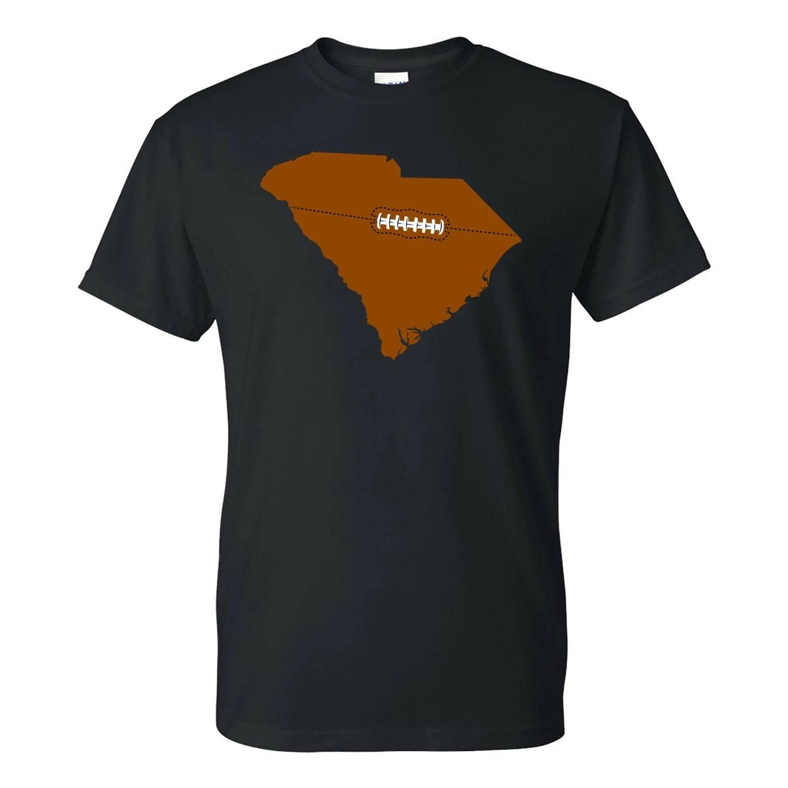 South Carolina Football State Shape - Hometown Pride T Shirt - Black S
South Carolina Football State Shape - Hometown Pride T Shirt - Black S