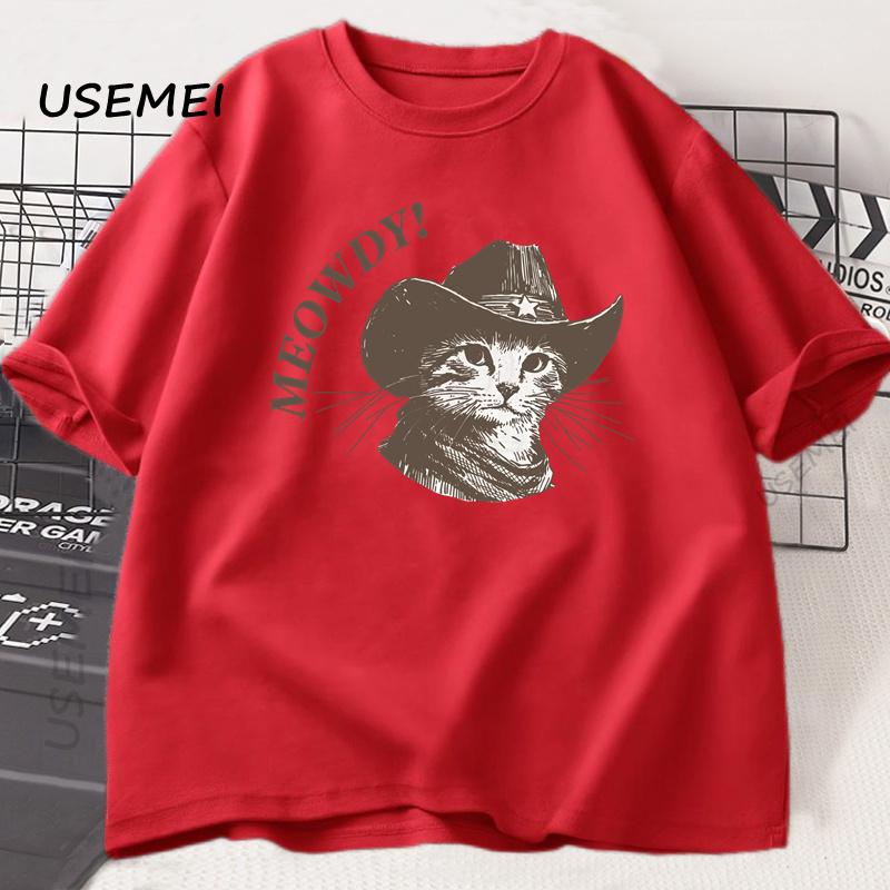 Meowdy Cowboy Cat T-Shirt Men Vintage Cowboy Cat T-Shirt 90s Funny Cute Kitten Country Western Printed T-Shirt Streetwer Tops M
Meowdy Cowboy Cat T-Shirt Men Vintage Cowboy Cat T-Shirt 90s Funny Cute Kitten Country Western Printed T-Shirt Streetwer Tops M