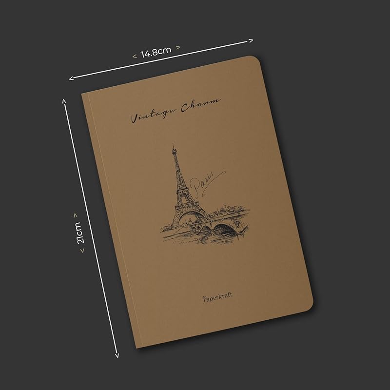 Paperkraft Vintage Series - Brown Kraft With City Theme : 210 Mm X 148 Mm,176 Pages, Unruled, Sewn & Perfect Bound, Pack 21 x 14.8 x 1 Centimeters коричневый
Paperkraft Vintage Series - Brown Kraft With City Theme : 210 Mm X 148 Mm,176 Pages, Unruled, Sewn & Perfect Bound, Pack 21 x 14.8 x 1 Centimeters коричневый