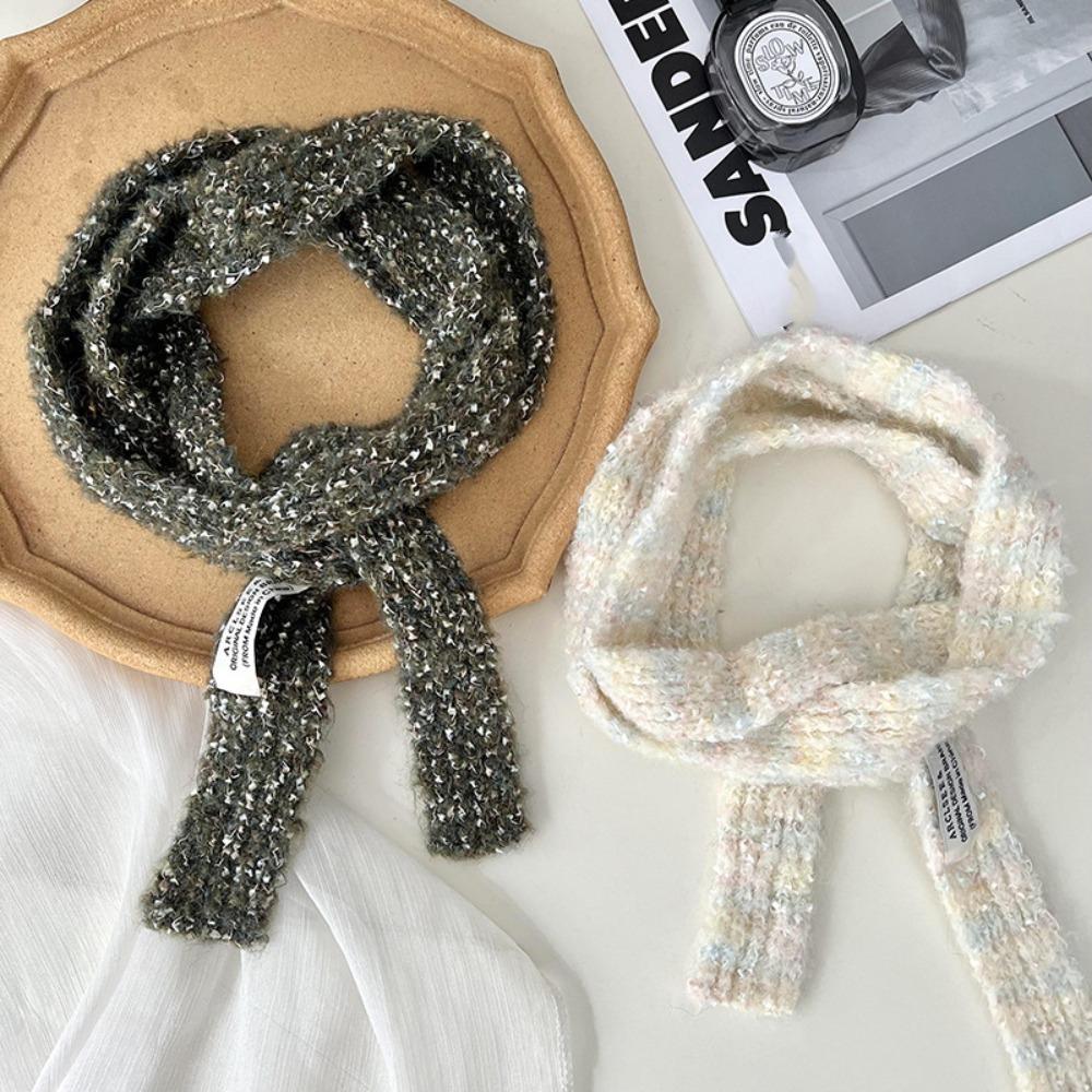 Harajuku Spicy Girl Scarf Soft Plush Knitted Scarves All-match Long Narrow Scarves Outdoor чорний
Harajuku Spicy Girl Scarf Soft Plush Knitted Scarves All-match Long Narrow Scarves Outdoor чорний
