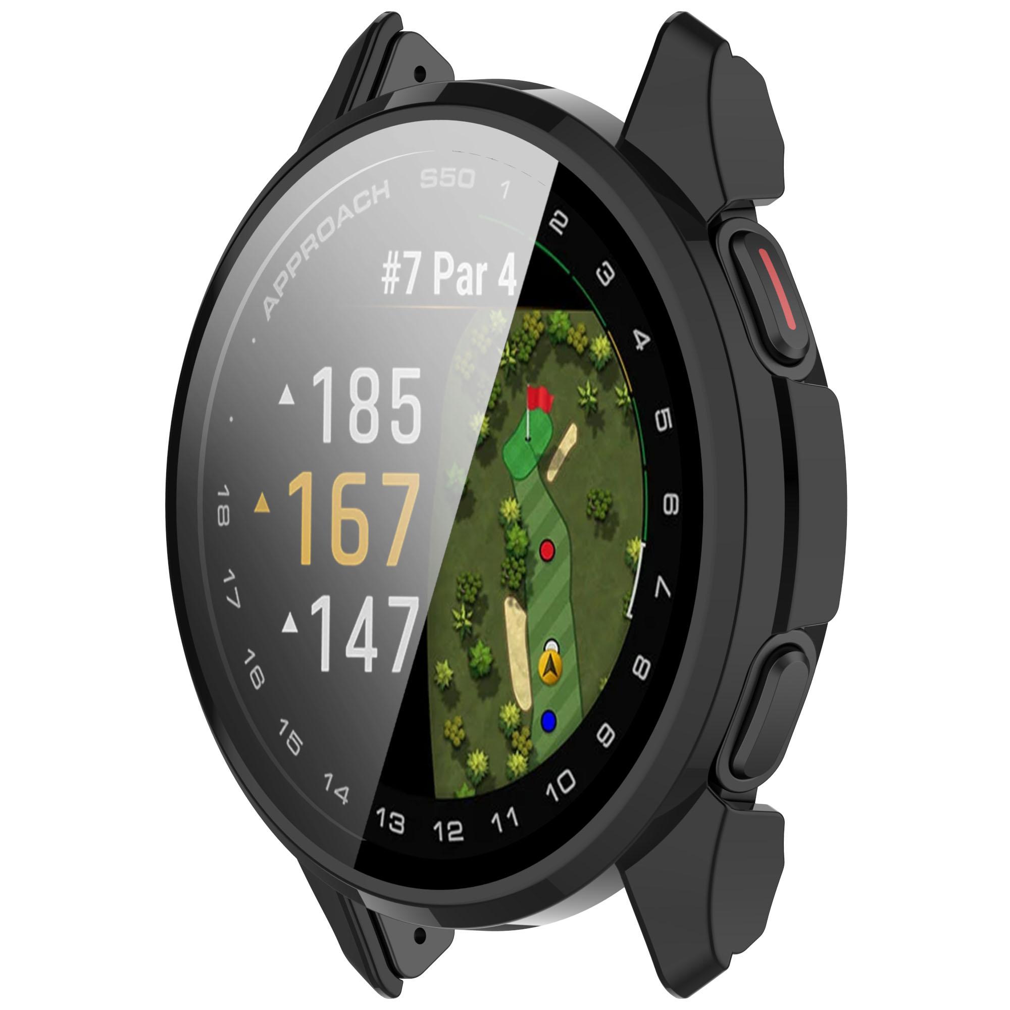 For Garmin Approach S50 Watch Case WANLONFENG PC Frame Cover with Tempered Glass Screen Protector Green
For Garmin Approach S50 Watch Case WANLONFENG PC Frame Cover with Tempered Glass Screen Protector Green