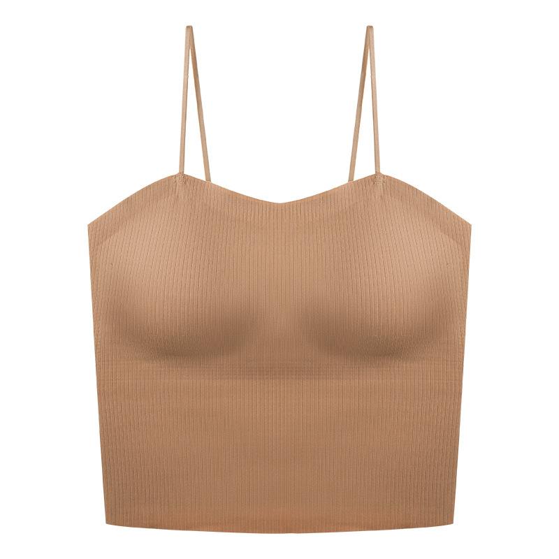 New Women s Camisole Vest with Bra Inner Lining and No Underwire Bra M хаки
New Women s Camisole Vest with Bra Inner Lining and No Underwire Bra M хаки