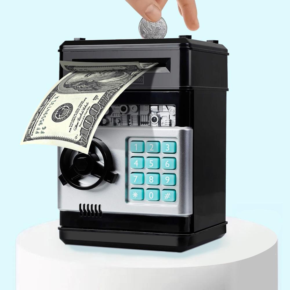 Children Black Piggy Bank Toy Portable Coin Money Box Type A 
Children Black Piggy Bank Toy Portable Coin Money Box Type A