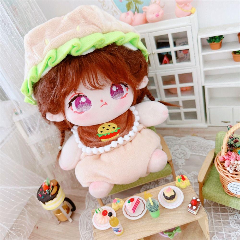 Burger Hamburger Cotton Doll‘s Clothes Lovely Idol Plush Doll Clothes 20CM Doll Plush Bib Girls
Burger Hamburger Cotton Doll‘s Clothes Lovely Idol Plush Doll Clothes 20CM Doll Plush Bib Girls