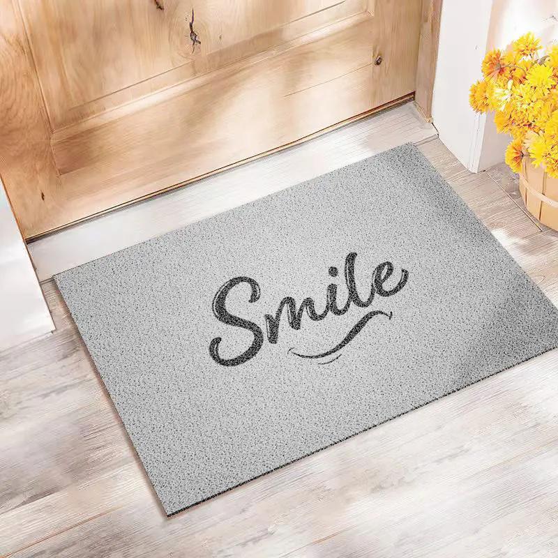 Door floor mat pvc silk ring foot mat Door mat porch change insole carpet rubbing dust dust non-slip cute smiley face 40X60cm 15.7X23.6in
Door floor mat pvc silk ring foot mat Door mat porch change insole carpet rubbing dust dust non-slip cute smiley face 40X60cm 15.7X23.6in