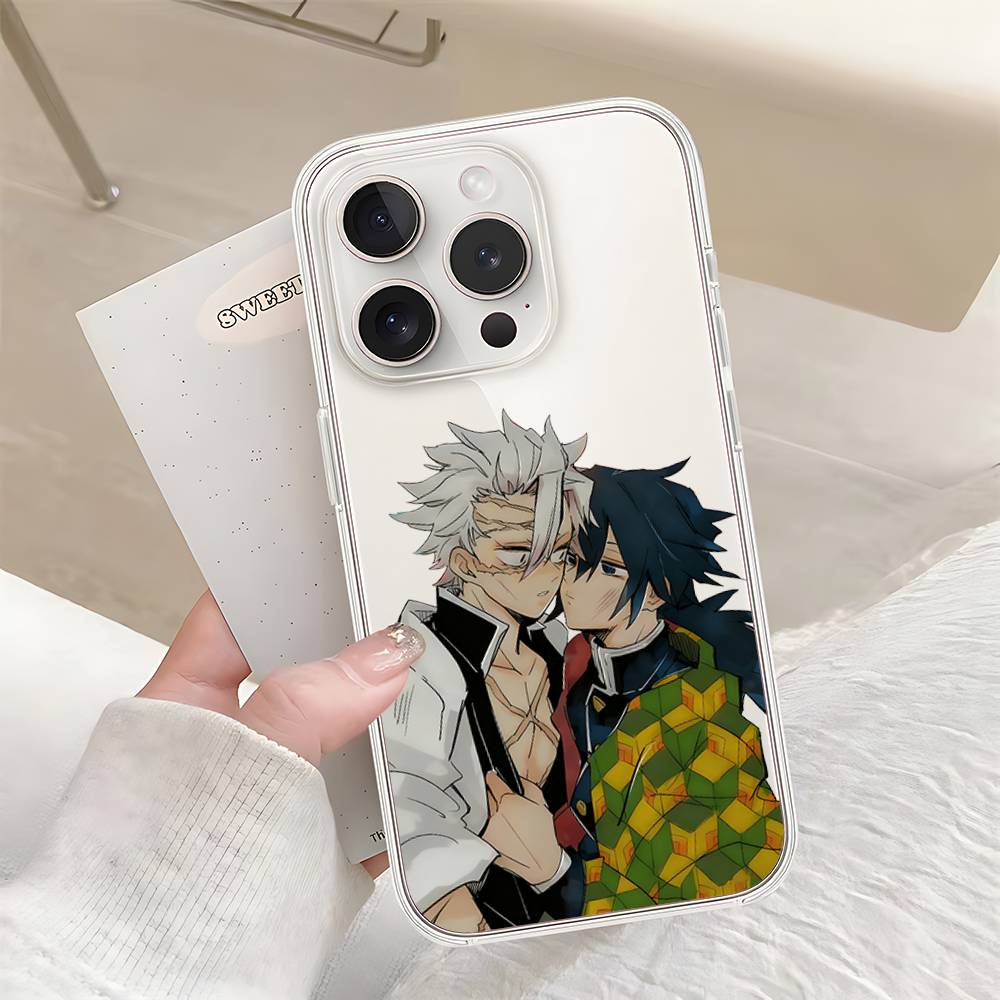 S-Sanemis G-Giyuus Phone Case For Iphone17 16 15 11 13 14 Pro Max 7 8 Plus X Xr Xs Max Se2020 12mini Transparent Cov iphone11
S-Sanemis G-Giyuus Phone Case For Iphone17 16 15 11 13 14 Pro Max 7 8 Plus X Xr Xs Max Se2020 12mini Transparent Cov iphone11