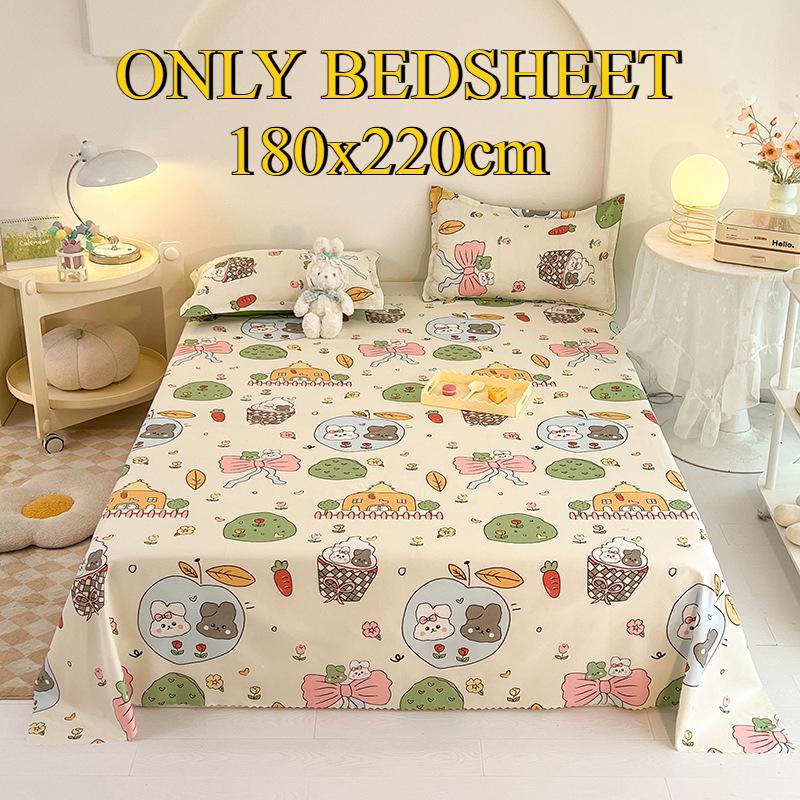 Постельное белье Приятное к коже Матовое Утолщенное Двуспальное Односпальное Многоразмерное Простыни на все сезоны 180x220cm