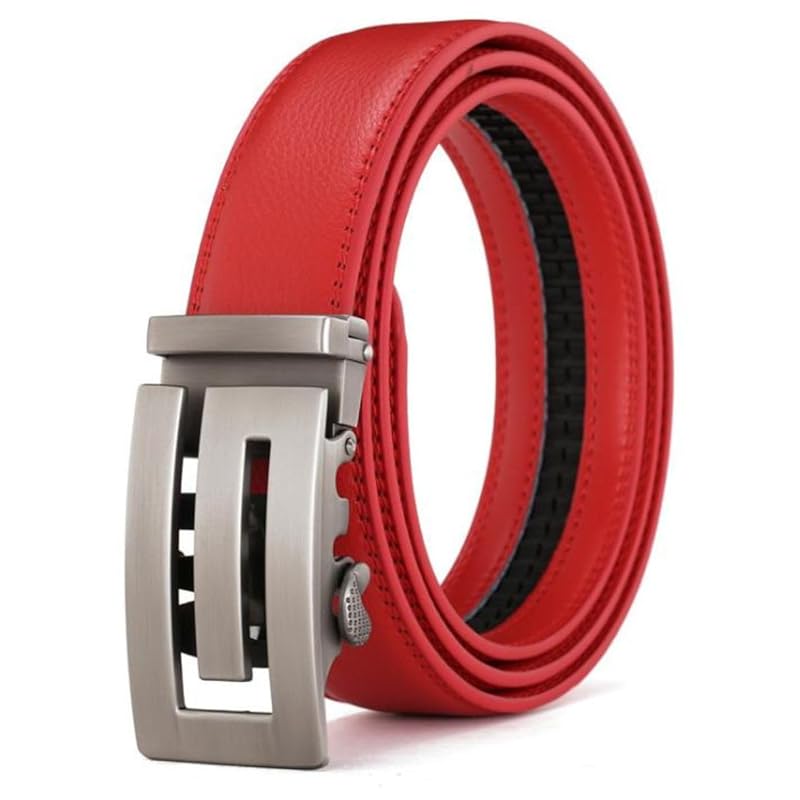 belt men s No hole Auto lock type business casual golf one touch leather genuine leather stepless adjustment Belt length approximately 120cm (red)
belt men s No hole Auto lock type business casual golf one touch leather genuine leather stepless adjustment Belt length approximately 120cm (red)