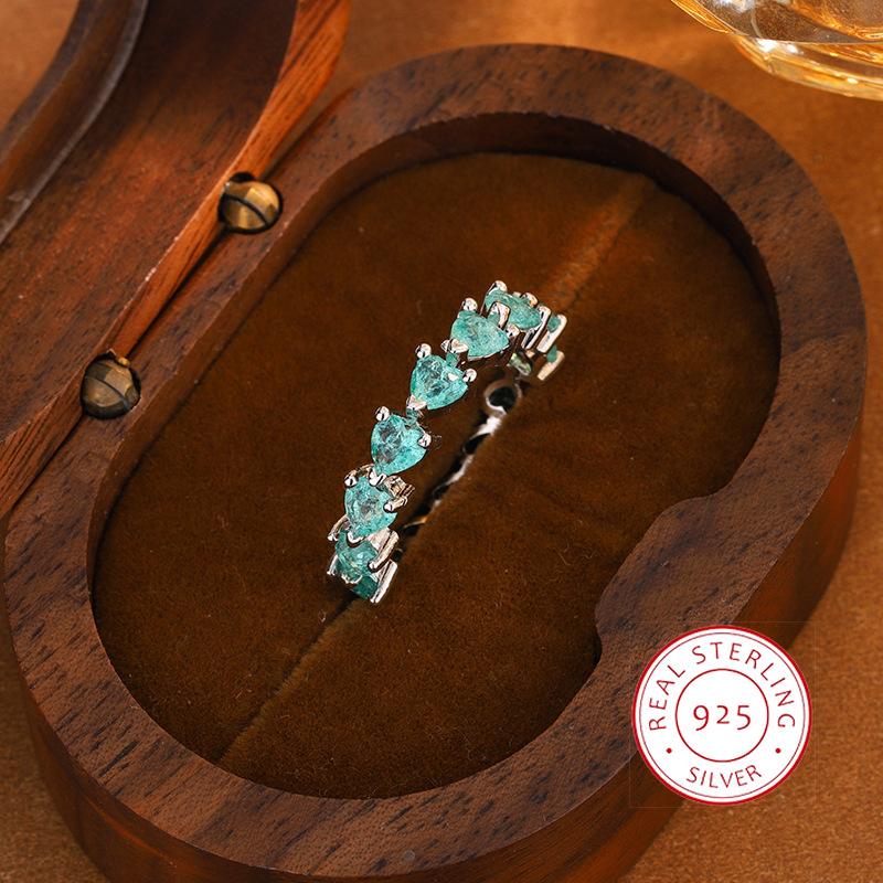 Luxury Emerald Paraiba Tourmaline Love Ring For Women Silver Fashion Full Paved Heart CZ Eternity Jewelry Party Bridal Gift 10
Luxury Emerald Paraiba Tourmaline Love Ring For Women Silver Fashion Full Paved Heart CZ Eternity Jewelry Party Bridal Gift 10