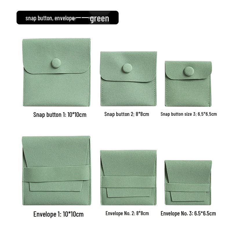 Microfiber Velvet Snap Button Jewelry Pouch
Microfiber Velvet Snap Button Jewelry Pouch